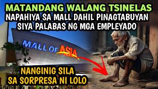 MATANDANG WALANG TSINELAS NAPAHIYA SA MALL DAHIL PINAGTABUYAN SIYA PALABAS NG MGA EMPLEYADO [upl. by Damian219]