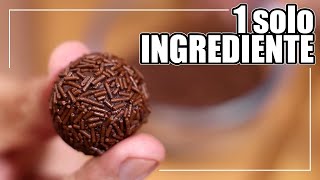 Trufas de CHOCOLATE con 1 SOLO INGREDIENTE  Receta Fácil [upl. by Tenaej]