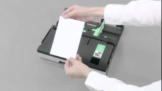 How to Load Photo Paper  Brother Inkjet AllinOnes [upl. by Namzaj]