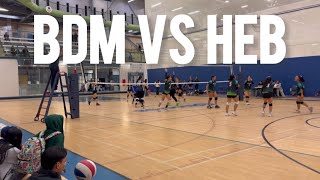 Bishop David Motiuk vs HE Beriault  Junior High Volleyball  October 26 2024 [upl. by Arries]