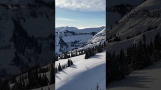 Powder skiing in the high alpine skiing backcountry [upl. by Jenda]