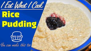 Creamy Rice Pudding Recipe  Rice Pudding  Easy Hob Method  IEWICOOK [upl. by Nylodnewg541]