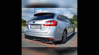 Subaru Levorg 16 GTS Stock exhaust vs Invidia Q300 Cat Back Exhaust wSS Tips [upl. by Donohue21]