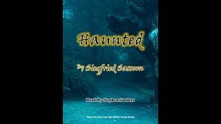 Haunted by Siegfried Sassoon [upl. by Ecyor510]