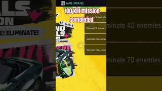 How to complete a 100 kill mission in free fire garenafreefire freefire shorts [upl. by Adnesor575]