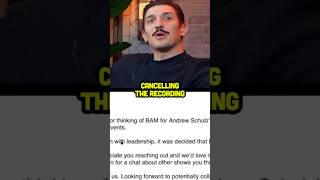 Andrew Schulz cancelled because of Trump 😳🤔 [upl. by Feodor]