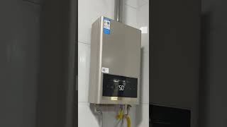 Gas water heater Professional water and electricity installation [upl. by Ydissac]