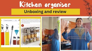 Kitchen organizeroil dispenserreview amp Unboxingkitchen organisation organizer kitchenorganiser [upl. by Hairom]