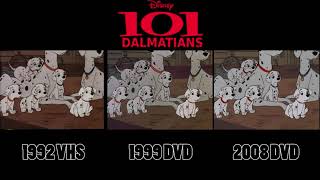 101 Dalmatians VHS amp DVD Comparison [upl. by Pauletta]