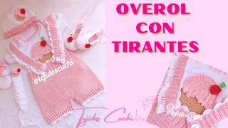 Overol tejido a crochet para bebe de 03 meses [upl. by Brandy]