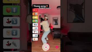 Thong song  SLOWED Tutorial 🍑💥 foryou dance tutorial [upl. by Harraf]