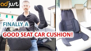 Test of adjust a modular car seat cushion at last a comfortable solution for your lower back [upl. by Ycinuq]