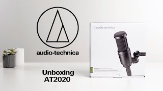 Unboxing the AT2020 Microphone [upl. by Oicnedif271]