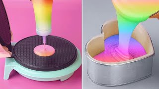 1000 Amazing Rainbow Cake Decorating Ideas  So Yummy Chocolate Cupcake Dessert and More [upl. by Mccormick519]