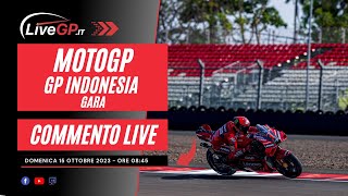 MotoGP  GP Indonesia 2023  Commento LIVE Gara [upl. by Anwahsed]