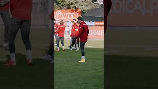 Galatasaray idmanında Kerem Aktürkoğlu ve Yunus Akgün’ün eğlenceli anları [upl. by Shae485]