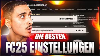 DIE BESTEN EA FC 25 EINSTELLUNGEN 🚨 CONTROLLER KAMERA amp MEHR ✅👀 [upl. by Fregger120]