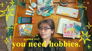 why you need hobbies in 2024  rediscovering my hobbies as a burned out college student [upl. by Inahteb584]