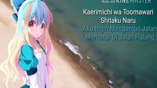 Kaerimichi wa Toomawari Shitaku Naru Liyrics and Indonesia translation [upl. by Naneik]