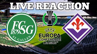 SAN GALLO FIORENTINA 24 LIVE REACTION CONFERENCE LEAGUE 20242025 [upl. by Laurella]