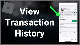 How To See Transaction  Purchase History On Roblox [upl. by Anelrats999]