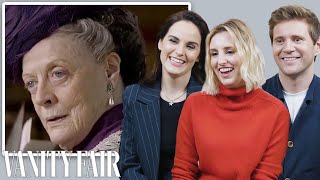 The Cast of Downton Abbey Reviews Maggie Smiths Most Iconic Moments  Vanity Fair [upl. by Ruzich207]