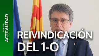 Puigdemont cree que quotno hay suficientes gomas de borrarquot el 1O [upl. by Ilak383]