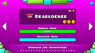 Geometry Dash – “Deadlocked” 100 Complete All Coins  GuitarHeroStyles [upl. by Chrisman365]