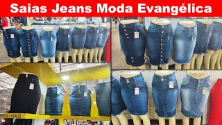 MODA CENTER SANTA CRUZ PE LINDAS SAIAS JEANS MODA EVANGÉLICA DIRETO DE FÁBRICA [upl. by Anahsahs]