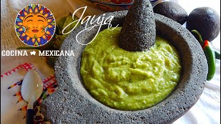 Avocado Tomatillo Green Salsa  Salsa Verde [upl. by Ueih]