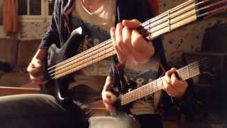 Choke  Cauterize  Bass amp Guitar Cover  Tabs [upl. by Sowell]