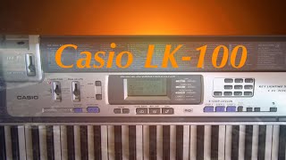 Casio LK100 lighted keyboard [upl. by Letisha990]