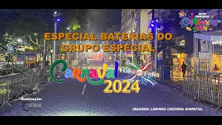 Especial Baterias Grupo Especial Nova Friburgo CARNAVAL 2024 [upl. by Viv]