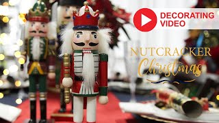 Nutcracker Christmas Decorating Inspiration [upl. by Elocan]