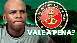 SER FUZILEIRO NAVAL VALE A PENA Minha Opinião Sincera [upl. by Nosyarg]