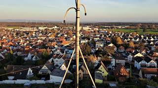 20241103 Panoramarundblick vom Wingertsbergturm in Dietzenbach über das RheinMainGebiet [upl. by Asante]