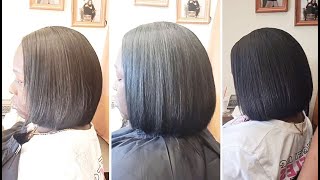 Quick and Easy Short Bob Haircut Tutorial amp Bob Hairstyle Women [upl. by Khano]