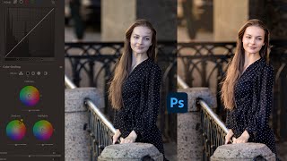 Amazing Professional Photo Retouching I Tutorial amp Blue Effect Colour Grading 76 Photoshop CC 2024 [upl. by Radnaxela]