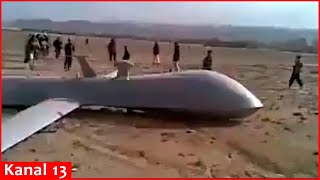 US MQ9 Reaper drone is shot down near Yemen [upl. by Edecrem]