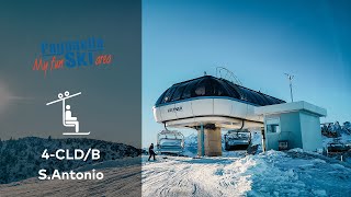 4CLDB SAntonio  Andalo  Paganella Ski Area  GoPro Timelapse 4K with GPS Data [upl. by Hannover]