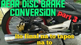 Rear disc brake conversion final part [upl. by Enihsnus]