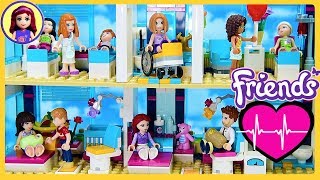 CUSTOM Heartlake Hospital Renovation Lego Friends Build DIY Craft [upl. by Aldarcie]