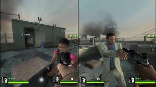 Como jugar Left 4 Dead 2 Pantalla Dividida con Mando y Teclado 2021 [upl. by Garbe]