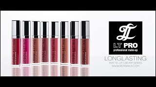 LT Pro Long Lasting Matte Lip Cream [upl. by Nemajneb578]