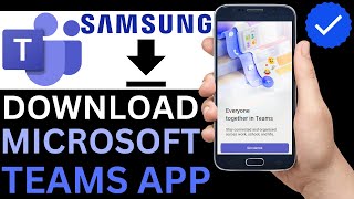 How To Download Microsoft Teams App On Samsung Phone Full Tutorial [upl. by Caesaria]