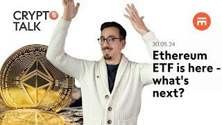 Ethereum ETF is here what now  Crypto Talk  Swissquote [upl. by Akinod818]