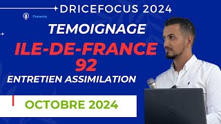 Demande naturalisation française par décret  entretien assimilation nationalité française questions [upl. by Casilda]