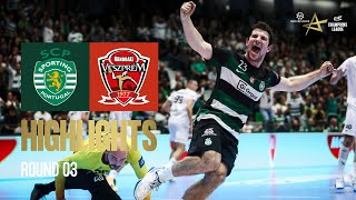 Sporting CP 🆚 Veszprém HC  Round 3  Machineseeker EHF Champions League 202425 [upl. by Htaek]