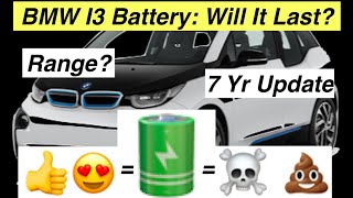 BMW I3 Battery Capacity 7yr Update [upl. by Lyrak]