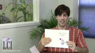 How to Print Half Fold Greeting Cards at Home [upl. by Juieta]